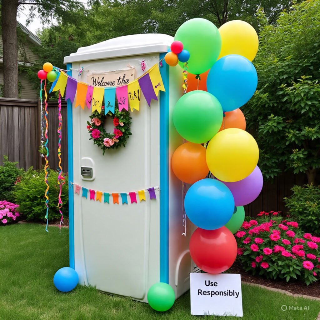 10 Creative Ways to Decorate a Porta Potty for Home Events