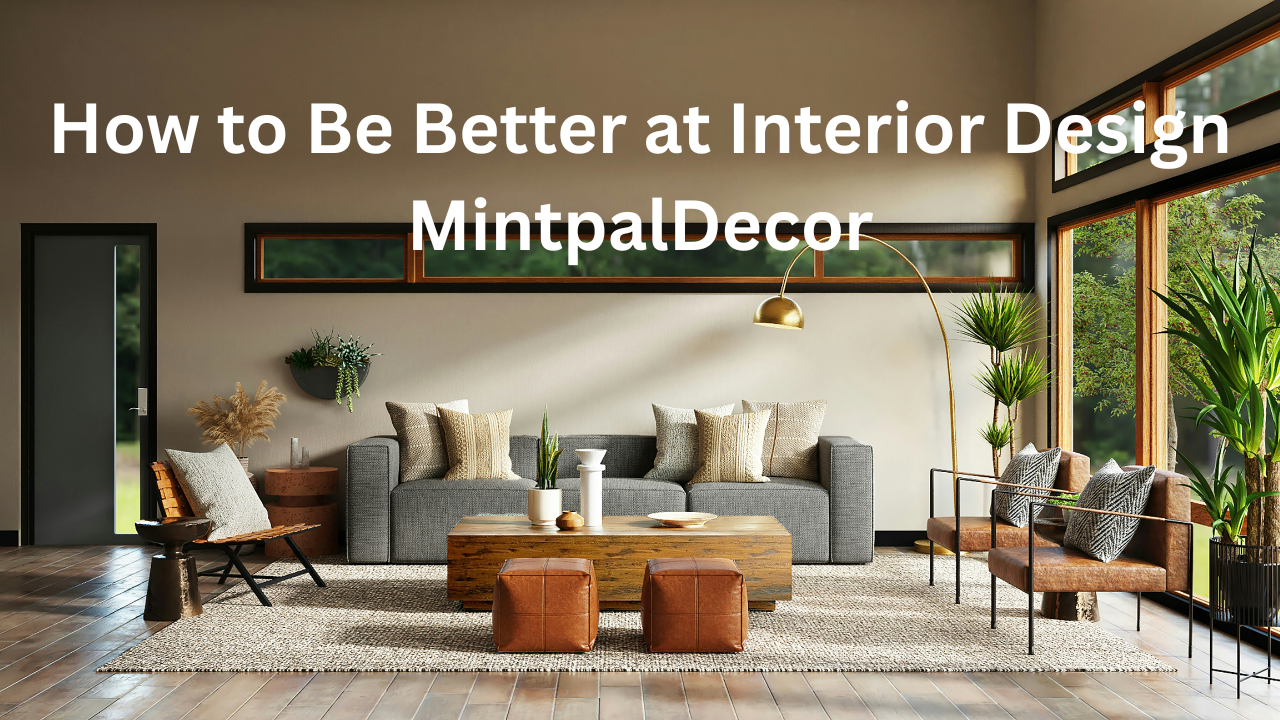 How to Be Better at Interior Design MintpalDecor