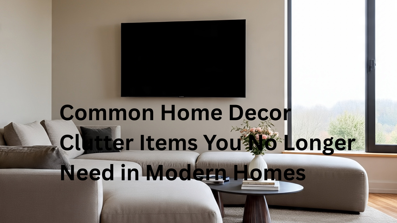Common Home Decor Clutter Items You No Longer Need in Modern Homes